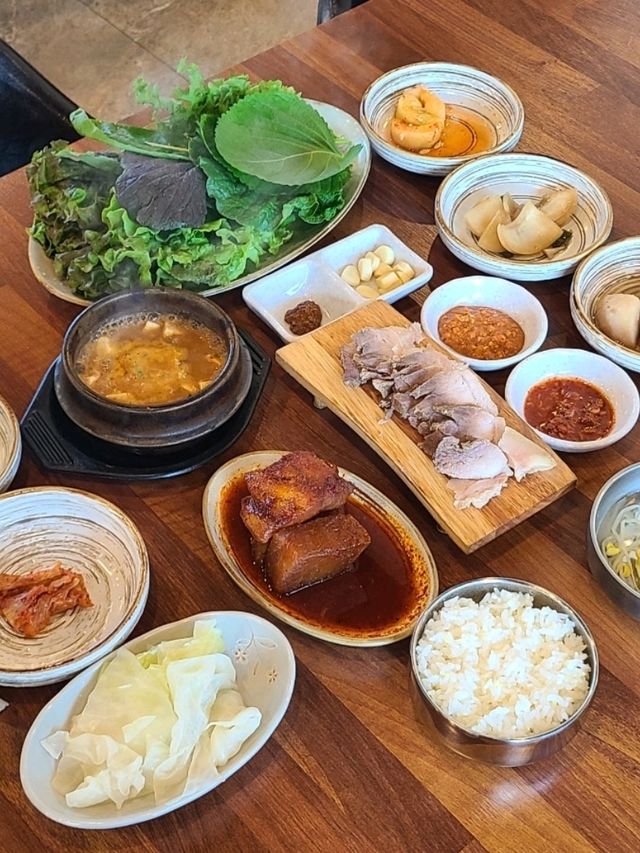서귀포 안덕면 맛집)전원일기 동광점 - 제주신화월드 동광육거리 가성비 좋은 쌈밥 맛집