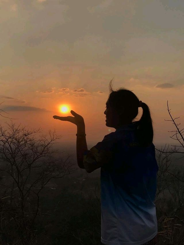 ทำบุญที่ภูสูงกันค่ะ