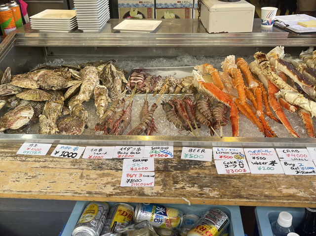 ตลาดปลา Tsukiji โตเกียว 🐟🦪🍣