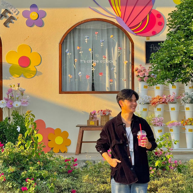 คาเฟ่สุดน่ารัก ฟีลเกาหลีเกาใจเวอร์ 🌸☁️🌈