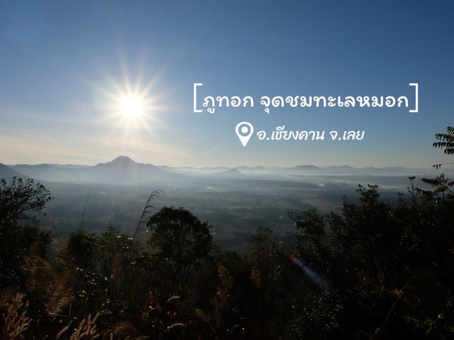 จุดชมวิวทะเลหมอก ภูทอก อ.เชียงคาน จ.เลย