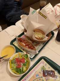 祖父母とモスでがっつり晩ごはん！河口湖フォレストモール