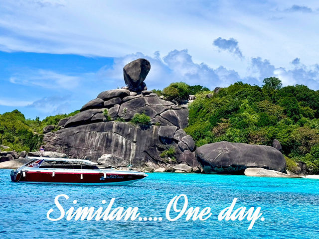 Similan… One day☀️🏝️