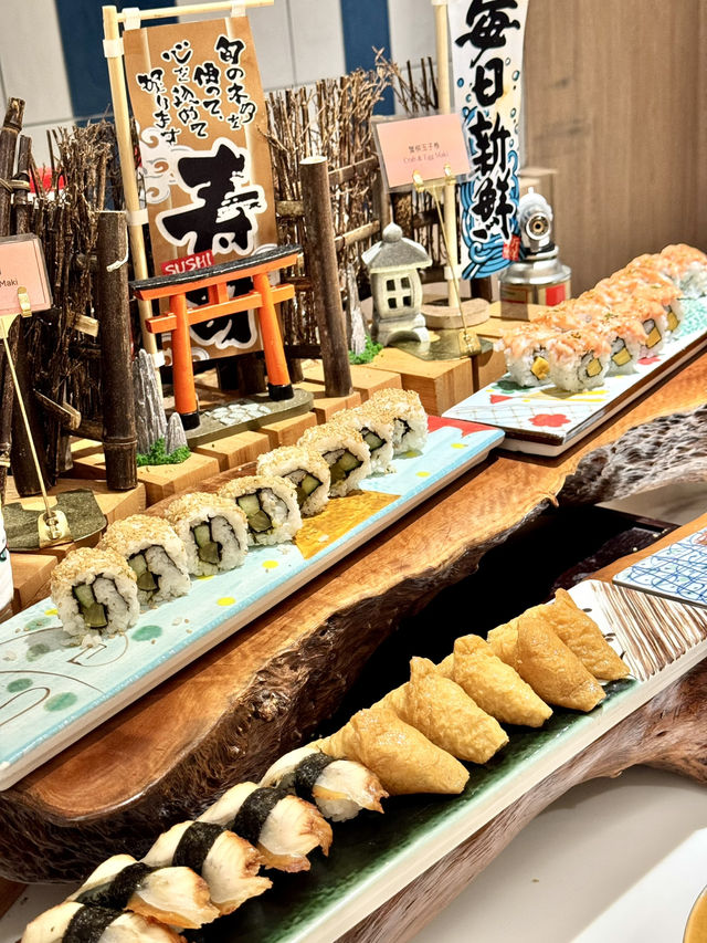 柏麗廳將自助餐昇華成味覺藝術展😆