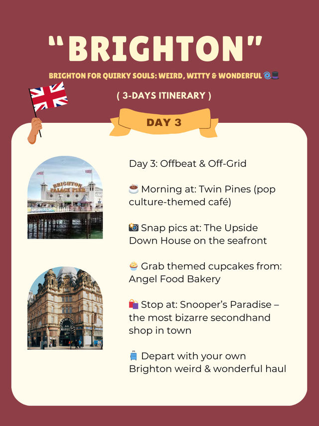 Brighton 3-days itinerary 💖