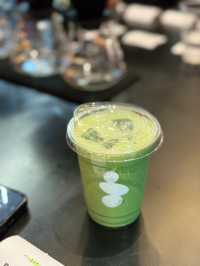 มัทฉะลาเต้อร่อยๆที่ร้าน Beans สาขาพารากอน