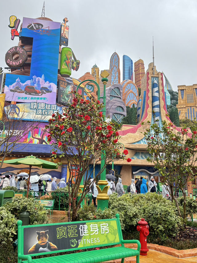 上海ディズニーのズートピアエリア！