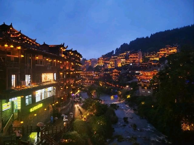 Waterfall Town with Vibes