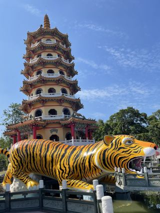 Dragon and Tiger Pagodas at Lotus Pond