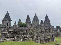 Twilight Tales at Prambanan: A Cloudy Evening Among Ancient Stones