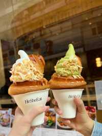 Croissant Meets Ice Cream Heaven at HeSheEat, Hong Kong
