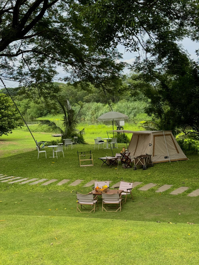 คาเฟ่สวนผึ้ง สไตล์แคมป์ปิ้ง 🏕️🍃
