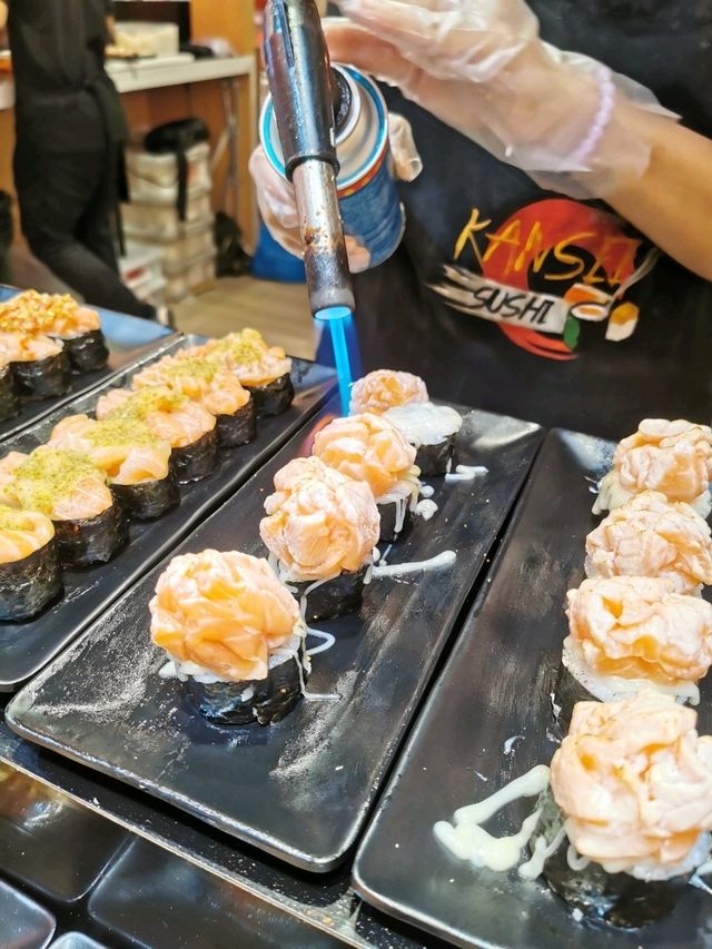 Kansei Sushi ซูชิคำโต ราคาประหยัด 