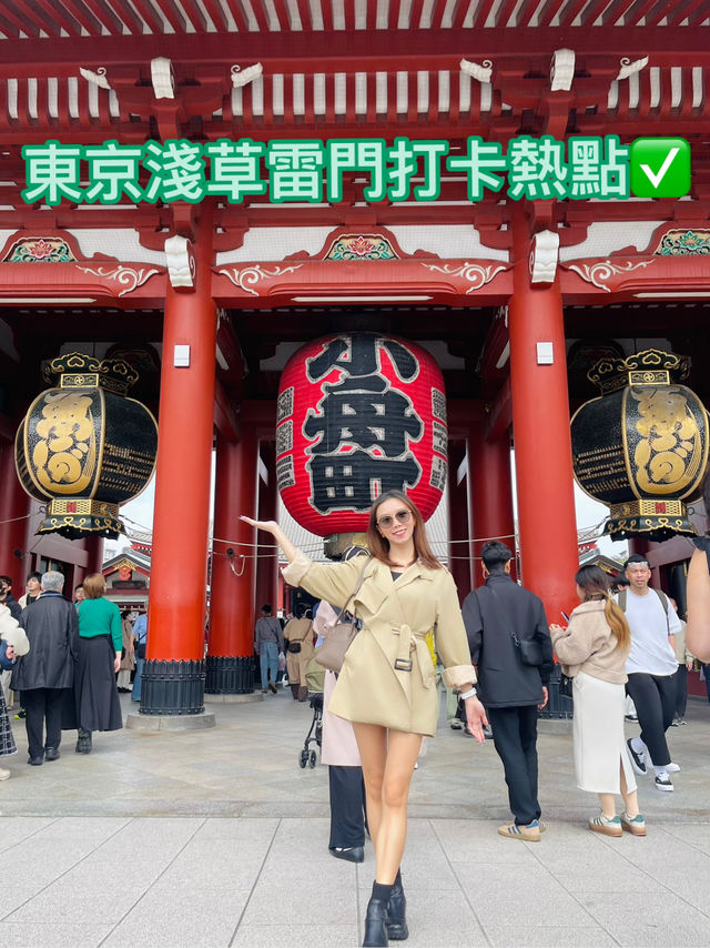 人潮推我過雷門，撞翻古今東京⛩️