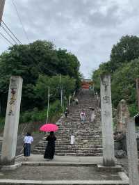 【伊佐爾波神社】朱色の社殿が美しい、道後のパワースポット⛩️✨