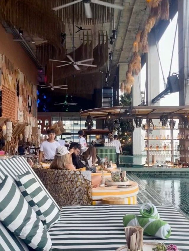 🇹🇭打卡曼谷度假風Sky Bar🥂，絕世打卡美景