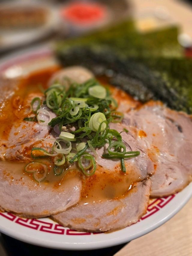 후쿠오카여행 공항의 매운 라멘 맛집 幸ちゃんラーメン