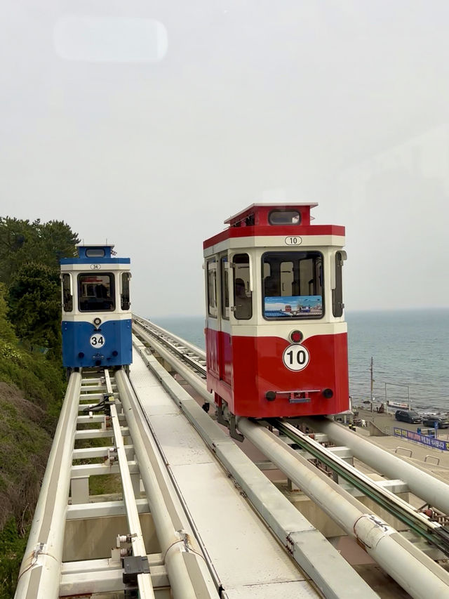 【韓国 釜山】 海雲台ブルーラインパーク スカイカプセル　スカイウォーク