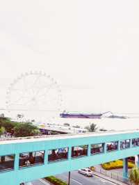 🎡 Manila's MAGIC Hour: SM Mall of Asia's Ferris Wheel Meets UNREAL Pink Sunset! 🌸
