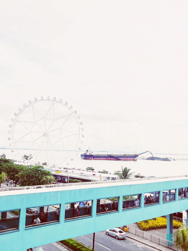 🎡 Manila's MAGIC Hour: SM Mall of Asia's Ferris Wheel Meets UNREAL Pink Sunset! 🌸