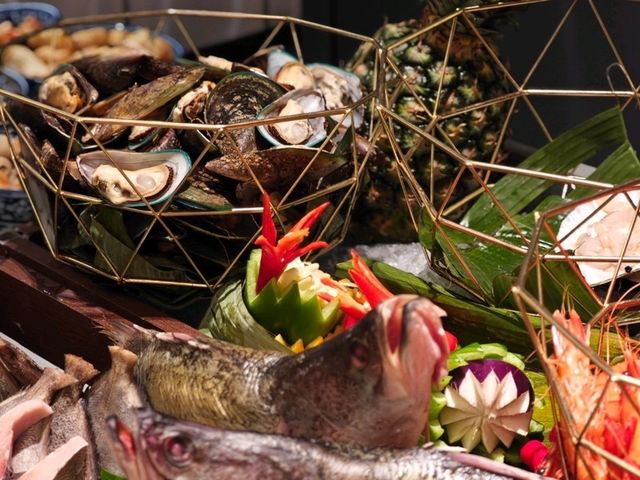 Seafood Buffet with View of Gurney Drive