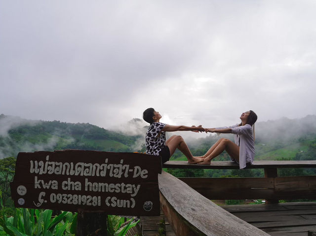 แม่จอกเดอกว่าฉ่าโอมสเตย์ อ.แม่แตง จ.เชียงใหม่