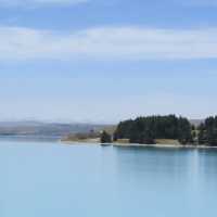 美到我想哭的普卡基湖藍