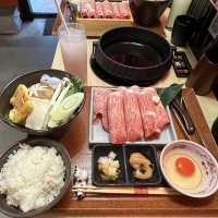 肉眼壽喜燒配日本米飯正 😍😍