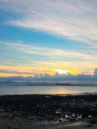 金門｜湖下海堤 • 讓我戀戀不捨的夕陽美景，每天都看不膩