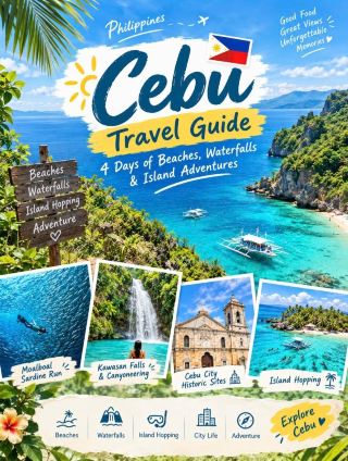 🇵🇭 Cebu Travel Guide: 4 Days of Beaches, Waterfalls & Island Adventures