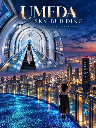 🇯🇵✨ Umeda Sky Building | จุดชมวิวสุดอลังการแห่งโอซาก้า
ถ้ามาเที่ยวโอซาก้า ต้องไม่พลาด Umeda Sky Building (梅田スカイビル) แลนด์มาร์กชื่อดังที่สามารถชมวิวเมืองได้แบบ 360 องศา ทั้งกลางวัน ช่วงพระอาทิตย์ตก และยามค่ำคืน 🌆
📸 4 จุดถ่ายรูปห้ามพลาด
1️⃣ Glass Escalator — บันไดเลื่อนกระจกดีไซน์ล้ำ ถ่ายรูปสวยมีมิติ
2️⃣ Rooftop Sky Walk — ดาดฟ้าชมวิวเมืองแบบ 360 องศา
3️⃣ Lumi Sky Walk — ทางเดินพื้นเรืองแสง บรรยากาศสวยยามค่ำคืน
4️⃣ Indoor Observatory & Café — ชมวิวผ่านกระจก พร้อมนั่งพักจิบกาแฟ
🌅 ช่วงเวลาไหนสวยที่สุด?
☀️ กลางวัน — เห็นรายละเอียดของเมืองได้ชัดเจน
🌇 ก่อนพระอาทิตย์ตก — แสงท้องฟ้าสวย เหมาะกับการถ่ายภาพ
🌃 หลังพระอาทิตย์ตก — ชมแสงไฟเมืองโอซาก้าแบบโรแมนติก
🚆 การเดินทาง
· จาก JR Osaka Station เดินประมาณ 7 นาที
· จาก Hankyu Osaka-Umeda Station เดินประมาณ 9 นาที
· จาก Osaka Metro Umeda Station เดินประมาณ 9 นาที
🕘 เวลาเปิด–ปิด: 09:30–22:30 น.
เข้าชมรอบสุดท้าย 22:00 น.
🎟️ ราคาบัตรเข้าชม
· ผู้ใหญ่ 2,000 เยน
· เด็กอายุ 4 ปี–ประถมศึกษา 500 เยน
· เด็กอายุต่ำกว่า 4 ปี เข้าฟรี
📍 พิกัด: Umeda Sky Building, Osaka, Japan
💡 แนะนำ: หากอยากเก็บภาพให้ครบทั้งแสงเย็นและวิวกลางคืน ควรไปก่อนพระอาทิตย์ตก แล้วอยู่ชมเมืองจนเปิดไฟ
#UmedaSkyBuilding #Osaka #เที่ยวญี่ปุ่น #เที่ยวโอซาก้า #จุดชมวิวญี่ปุ่น #JapanTravel #OsakaTravel