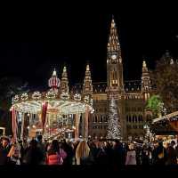 Magical Christmas Market In Vienna