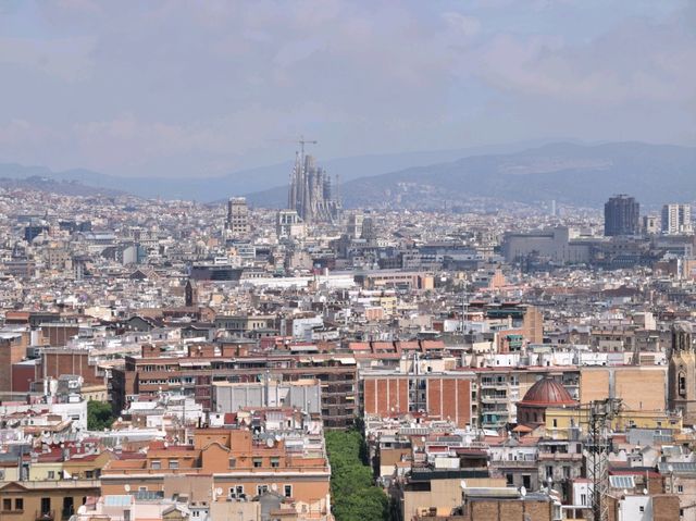 Beautiful views of Barcelona 