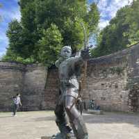 Nottingham🇬🇧Castle, City, Windmill & Riverside Explored 🏰🚶‍♀️🌬️🚴