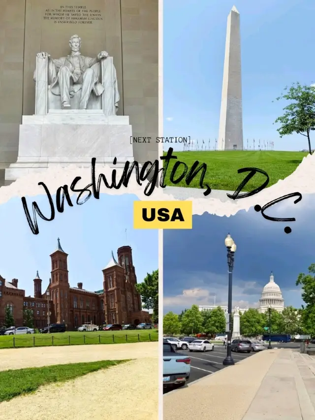 เช็คอินเมืองหลวงสุดคูล Washington, D.C.