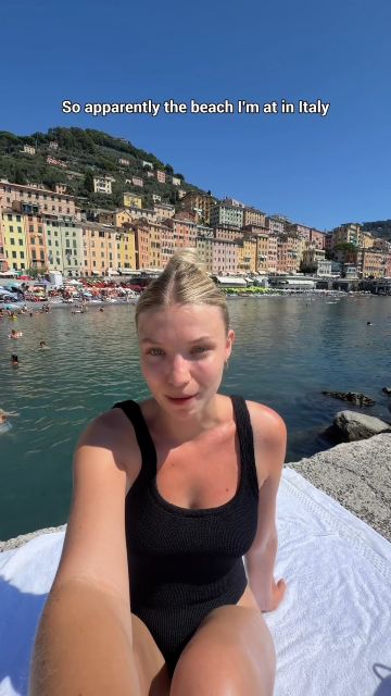 So apparently the beach I'm at in Italy