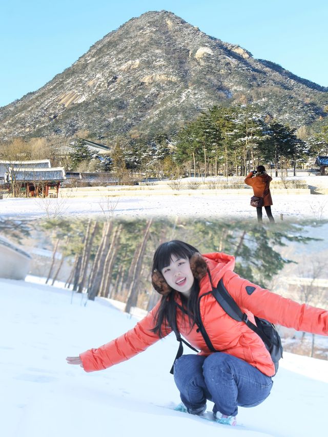 白雪中的首爾景福宮｜美到仿彿身處童話