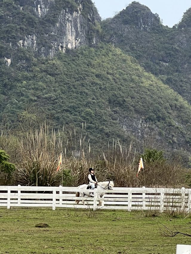 從陽朔回家後還想再去花仙谷騎馬