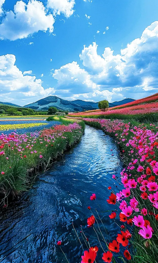 Jinzhai is a sea of flowers