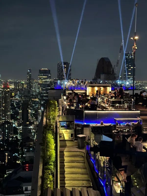 Experience Bangkok's Banyan Tree Moon Bar Like a Star