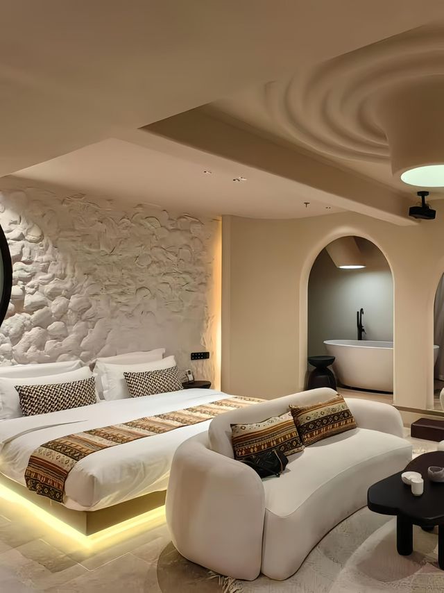 西安！鐘鼓樓！超大浴缸也太舒適了！