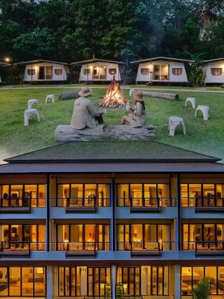 住進宮崎駿動畫裏！董里卡昌山帳篷度假村