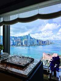 🌊 香港瑰丽酒店｜这片维港海景，值得你专程来睡！ 