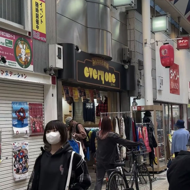 大阪天神橋筋商業街｜古著控必衝的尋寶之旅✨