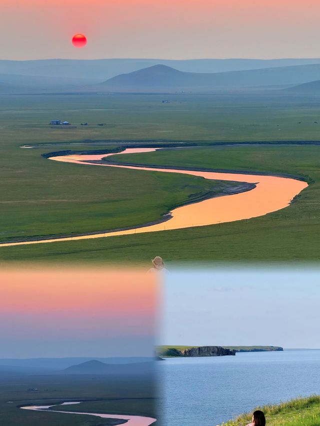 喊住眼淚發完呢幾張live圖，呼倫貝爾嘅夕陽晚霞靚到癲！