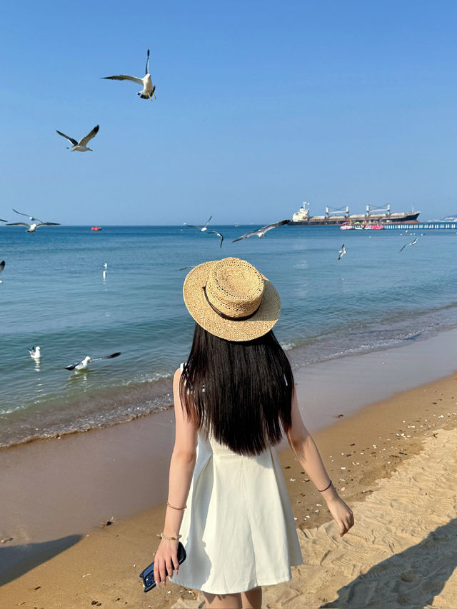 威海嘅藍藍海邊