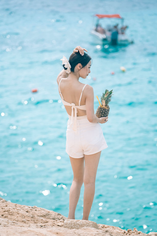 科米諾島嘅果凍海🩵海嘅盡頭係自由同浪漫～