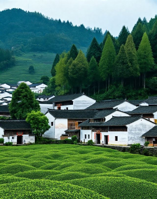 龍井村-茶鄉第一村|梯田茶園錯落有致，群山環抱間茶香彌漫