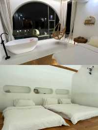 迪士尼10分鐘到!奶白城堡民宿,躺看泳池星空