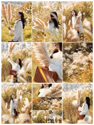 湘江江浜公園 この心を打つ夕日の余韻、秋の気配が濃い